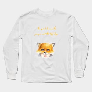 the quick brown fox Long Sleeve T-Shirt